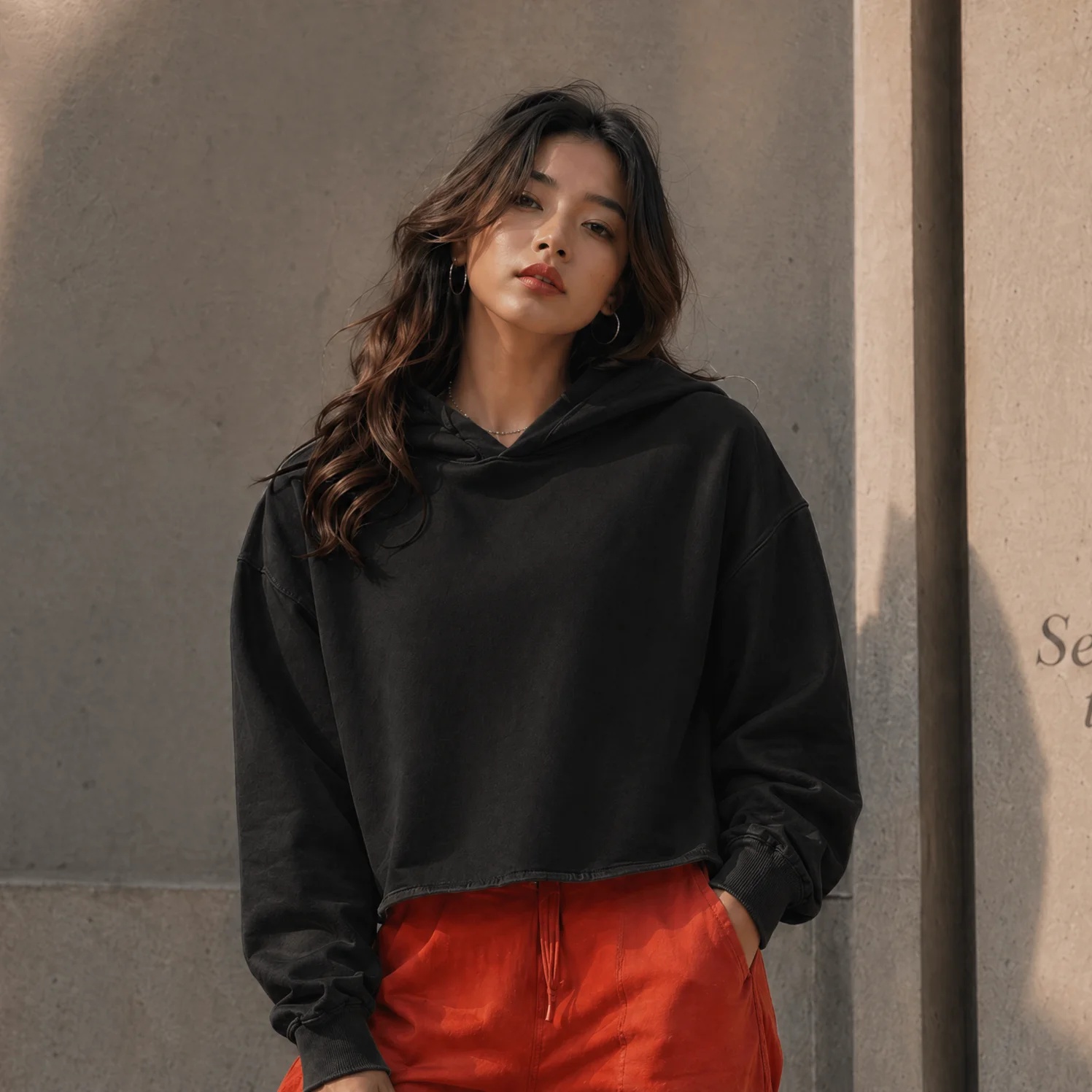 Crop Hoodie